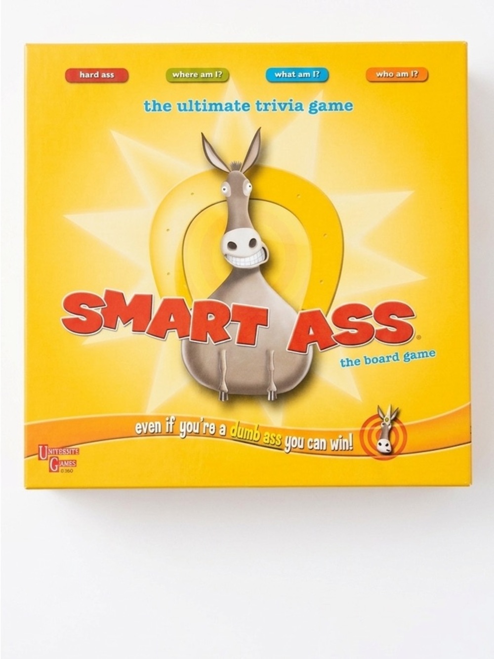 Smart Ass Trivia Board Game by University Games